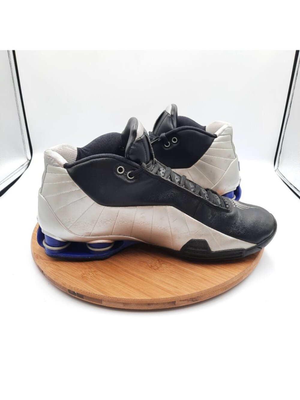 Nike Shox Bb4 Mens Size 10.5 Shoes Metallic Silver Sneakers Vince Carter Og 2019 View 5